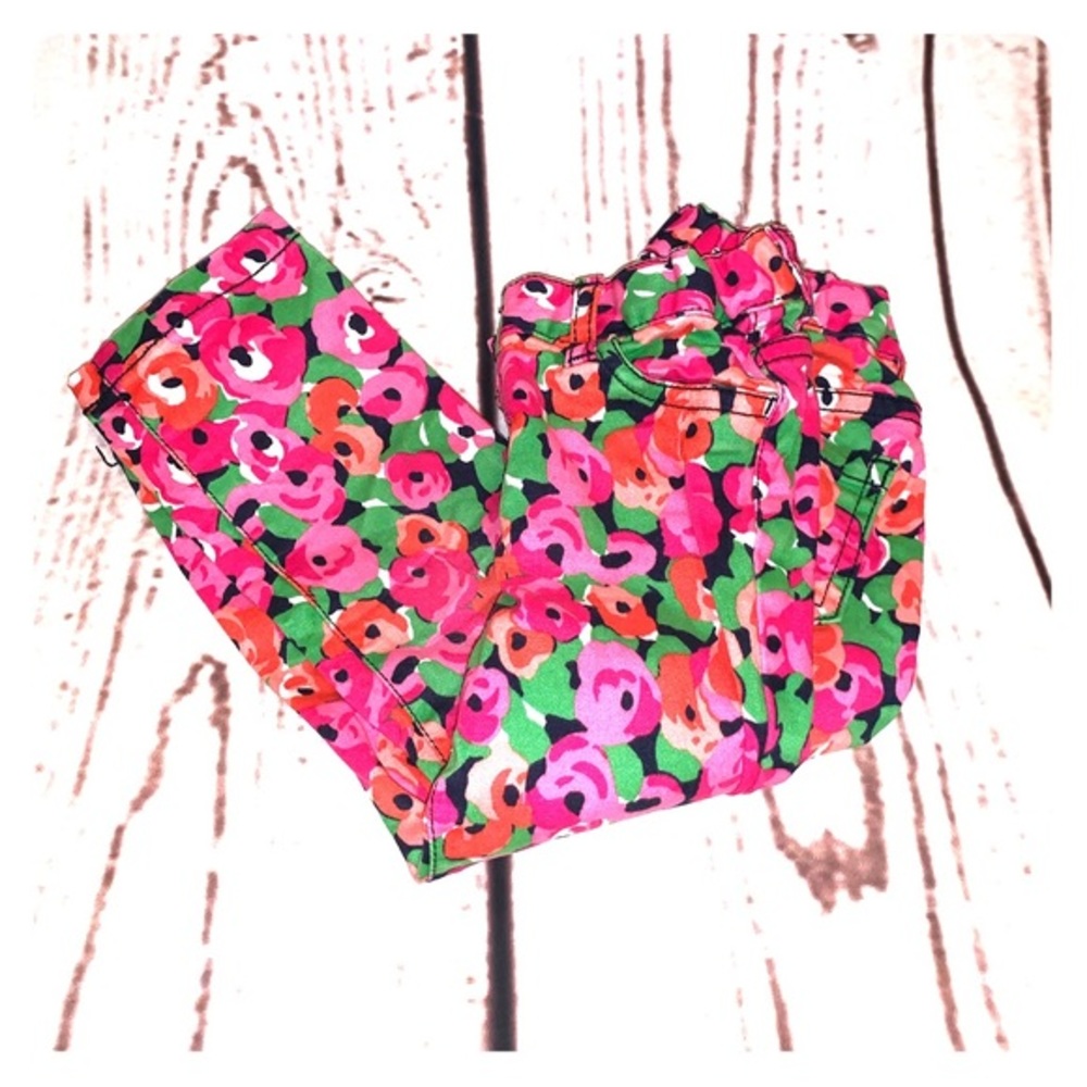 Children’s Place floral jeggings - 2T